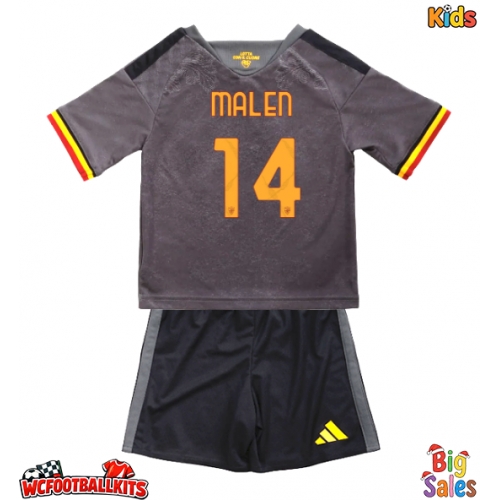 AS Roma Donyell Malen #14 Replica Third Stadium Kit for Kids 2026-27 Short Sleeve (+ pants)